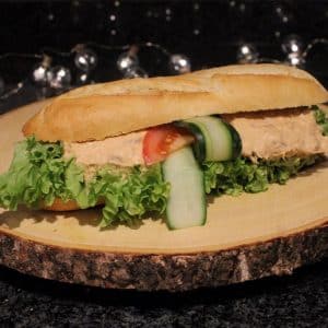 Pistolet tonijnsalade wit