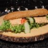 Pistolet tonijnsalade bruin