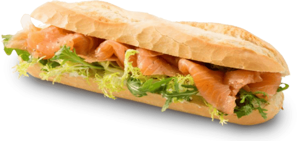 Broodje gerookte zalm
