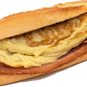 Broodje omelet bacon